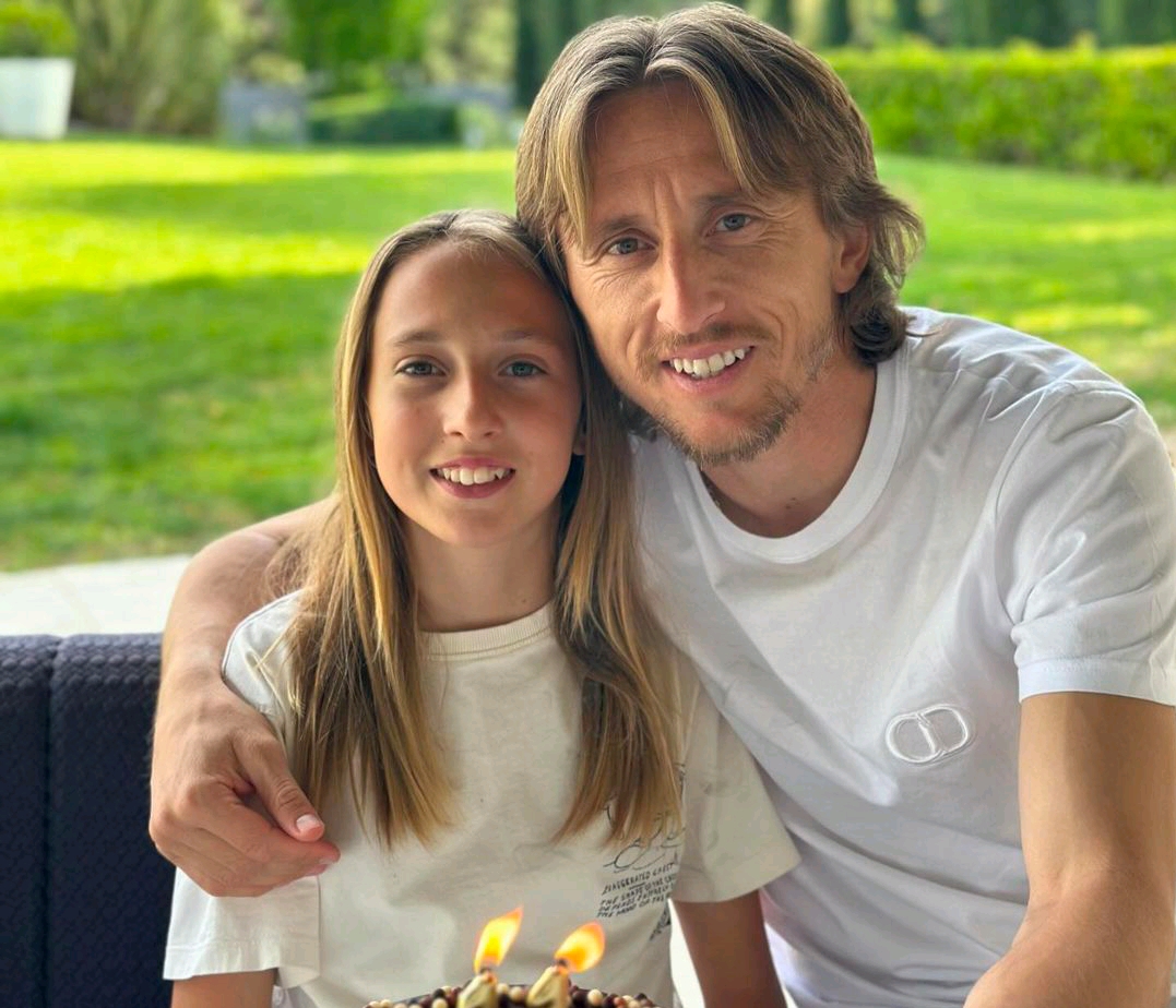 Luka Modric Sends Cute Birthday Greeting To Daughter, Ema - Latest ...