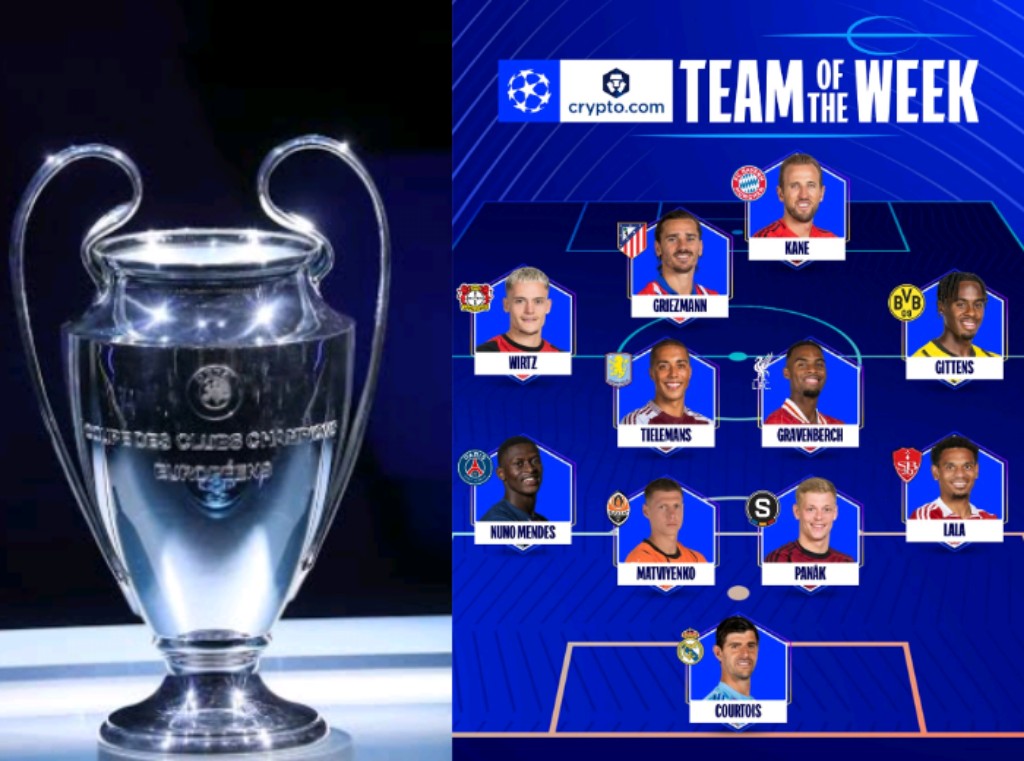 UEFA Reveal Team Of The Week For Opening Match Day Of The 2024/25