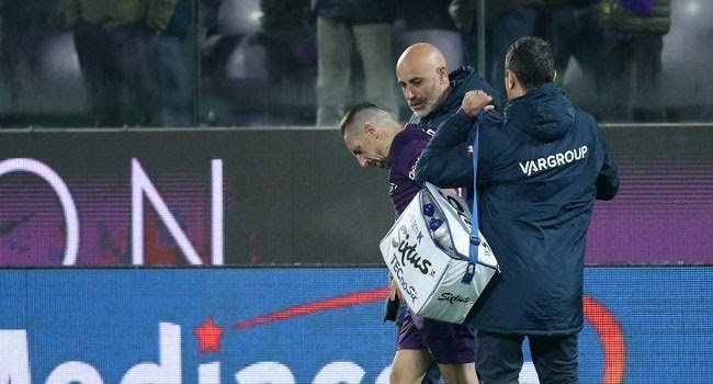 Fiorentina Franck Ribery sustained a knee surgery he encountered during their 1-0 loss to Leece two weeks ago