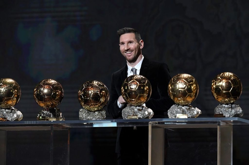 Messi makes his history as the first player to win quadruple of awards in a year
