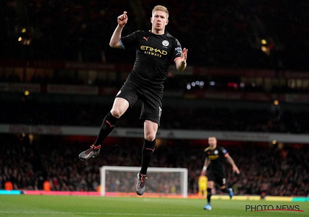 Kevin De Bruyne with the power of jump