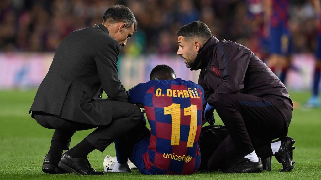 Barcelona Confirm Dembele To Undergo Surgery On Torn Hamstring