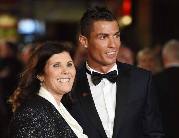 Cristiano Ronaldo and his mother, Dolores.