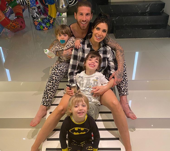 Sergio Ramos and his beautiful family 