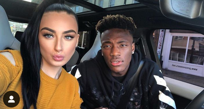 Tammy Abraham and Leah Monroe