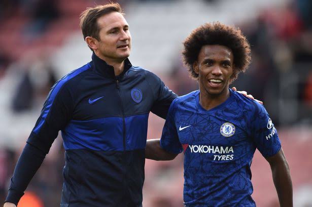 Frank Lampard says there is still room for Willian 