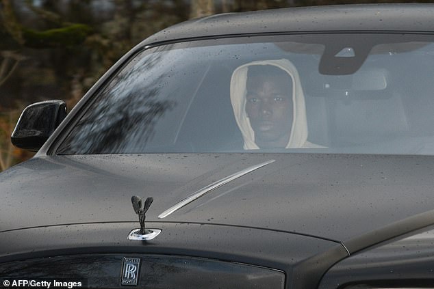 Paul Pogba cruising in his Rolls-Royce