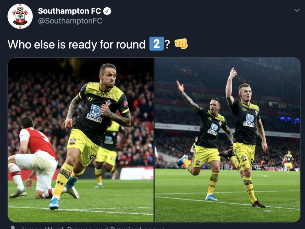 Southampton v Arsenal 