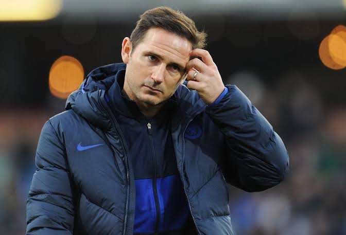 Chelsea coach Frank Lampard 