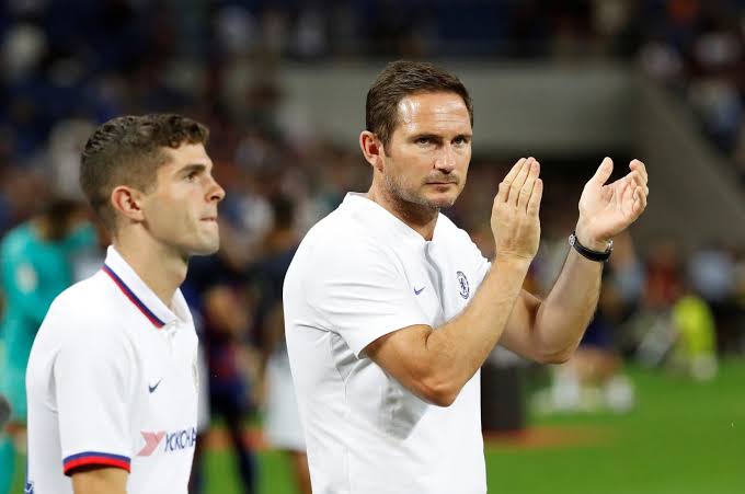 Frank Lampard and Christian Pulisic