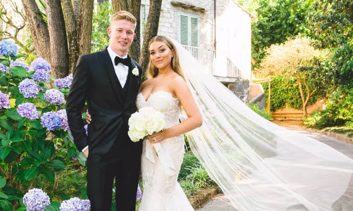 Kevin De Bruyne and his wife Michèle Lacroix