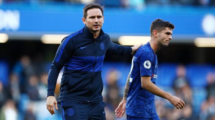 Frank Lampard and Christian Pulisic