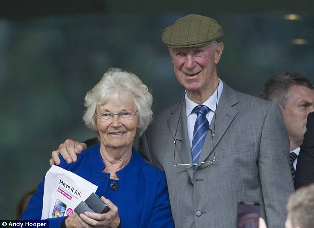 Late Jack Charlton and his wife Pat Kemp