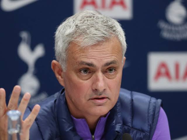 The manager of Tottenham Hotspur, Jose Mourinho  