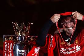 klopp with the EPL title
