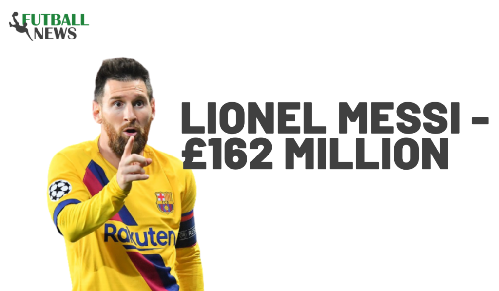 Lionel Messi - £162 million