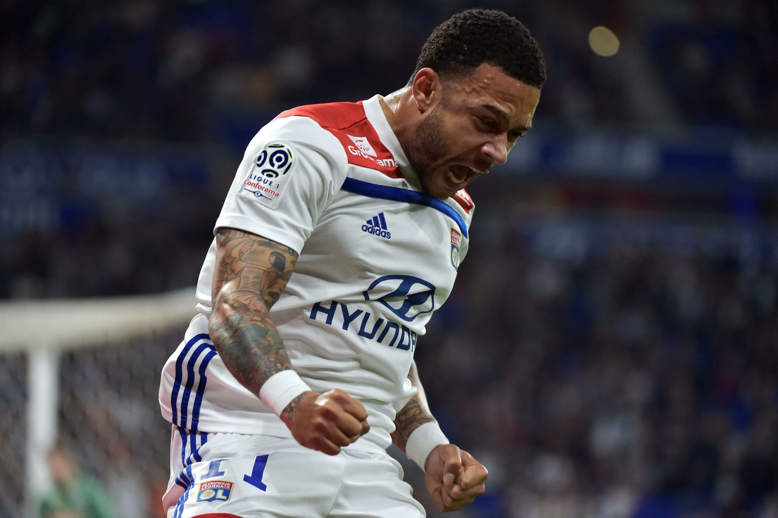 Barcelona Target Memphis Depay Fuels Transfer Speculations After Netting Hattrick In Ligue 1 Opener
