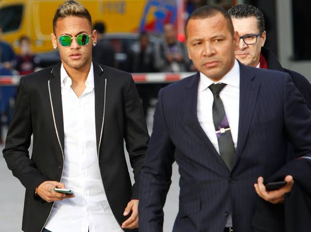 Neymar and his father Neymar sr.