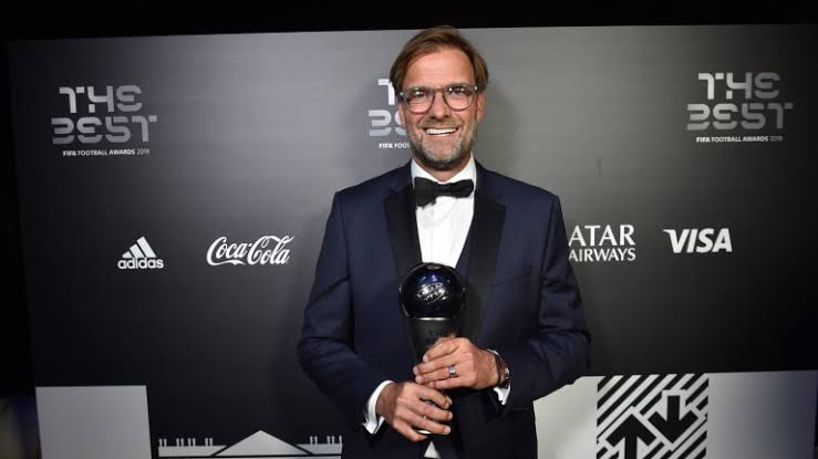 Jurgen Klopp at 2019 The Best Award 