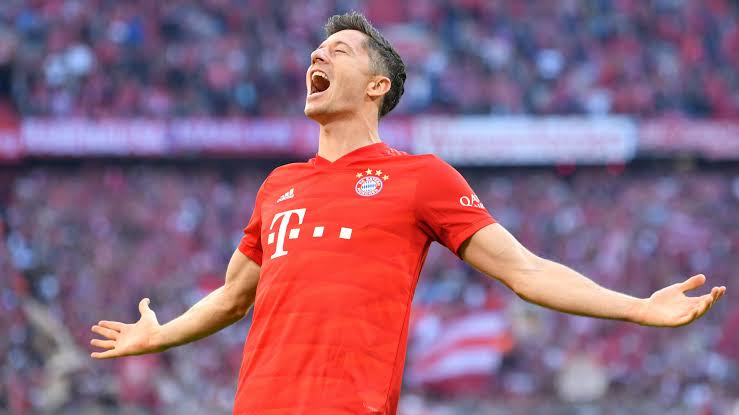Bayern Munich striker Robert Lewandowski