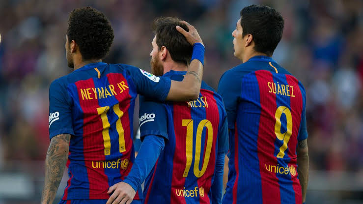 Messi + Suarez + Neymar = MSN