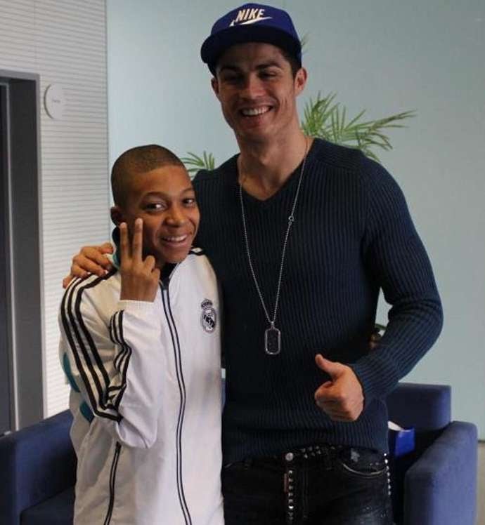 Kylian Mbappe Calls Cristiano Ronaldo his idol after France drew with Portugal