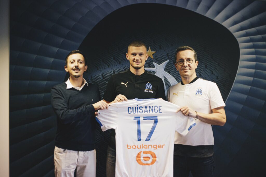 Michael Cuisance unveiling at Marseille