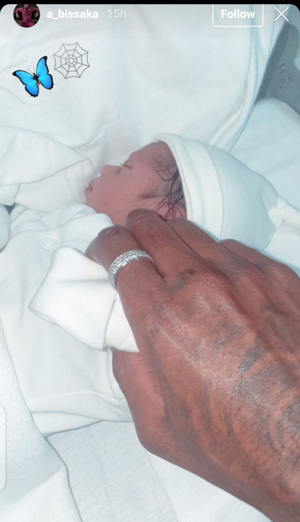 Aaron Wan-Bissaka and his girlfriend welcome a baby girl