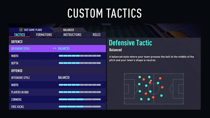 How to change game tactics in Fifa 21 Video game