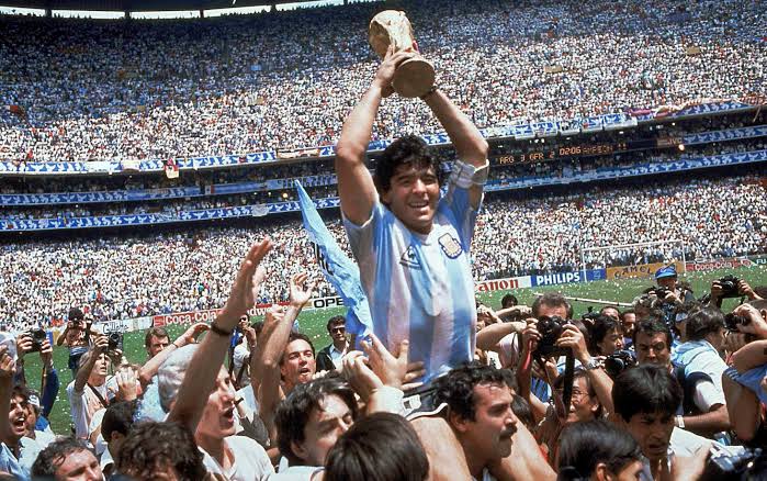 Below are some of the tributes to Diego Maradona: