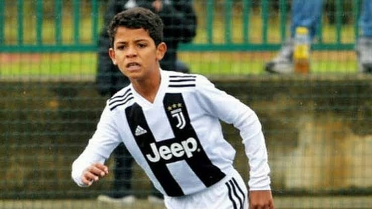 Cristiano Jr.in action for Juventus youth team. 