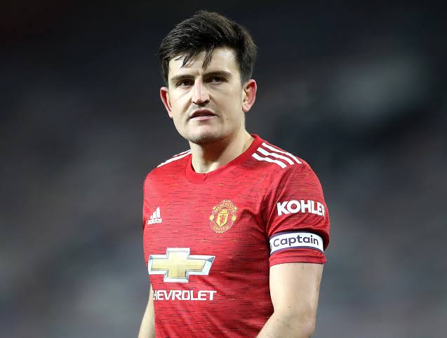 Manchester United's captain Harry Maguire