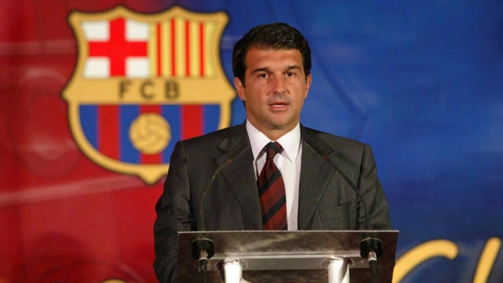 Joan Laporta denies reaching an agreement with Man United over