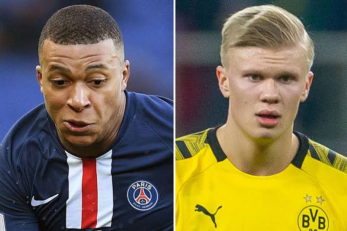  Erling Haaland and Kylian Mbappe
