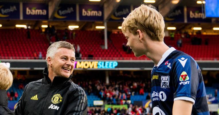 Noah Solskjaer fights Jose Mourinho on behalf of his father Ole Gunnar Solskjaer