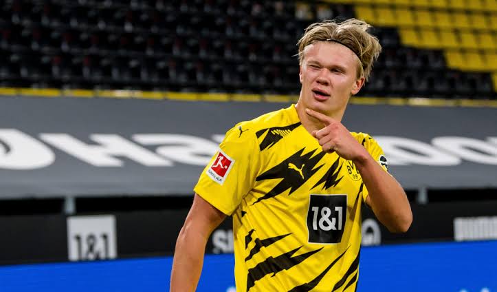 Erling Haaland of Borussia Dortmund.