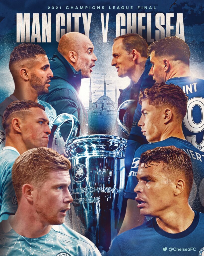 Ucl man final vs city chelsea Manchester City