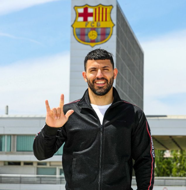Sergio Aguero is now a player of FC Barcelona.