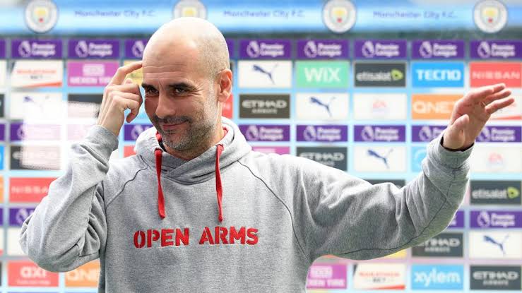Pep Guardiola of Manchester City.