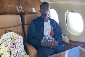 Paul pogba on his way to Miami for holiday with wife