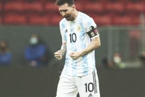 Lionel Messi at Copa America final