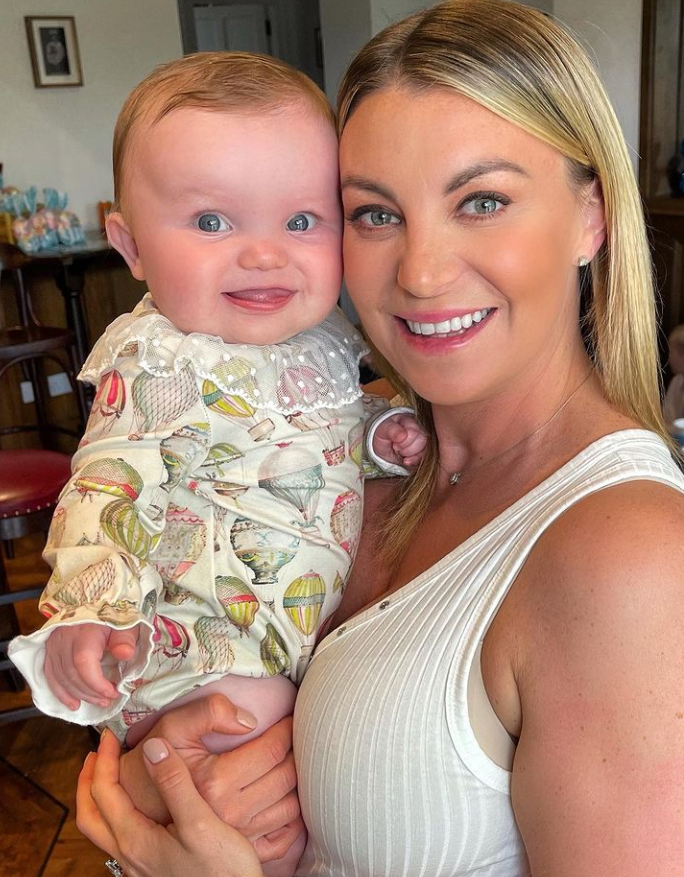 Billi Mucklow and her third child for Andy Carroll, Marvel Mae.