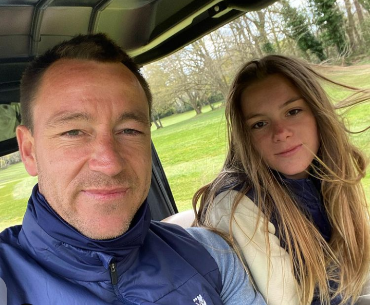 John Terry and his daughter Summer.