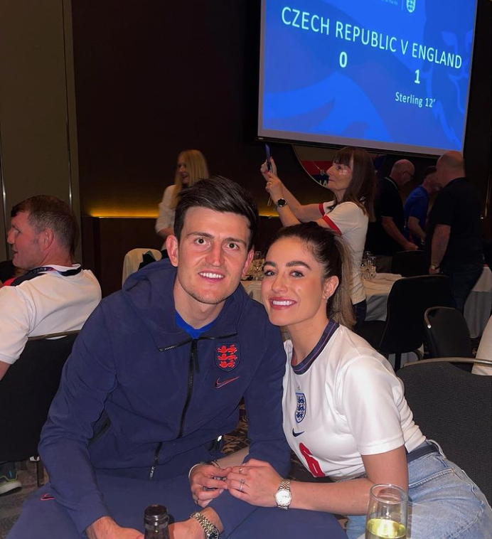 Fern Hawkins, Harry Maguire's fiancée showed the world the best moment he had with the footballer