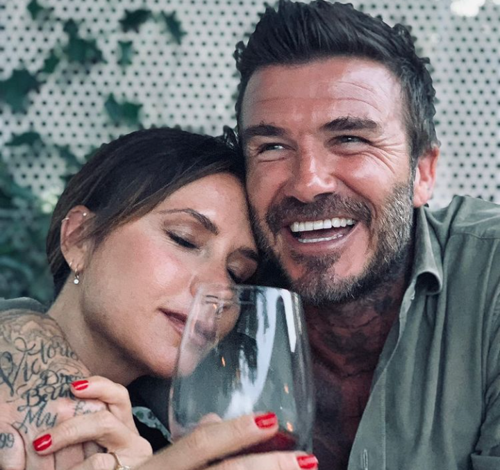 David Beckham and his wife Victoria Beckham.