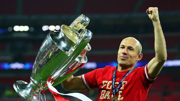 Arjen Robben won a Champions League title with Bayern Munich.