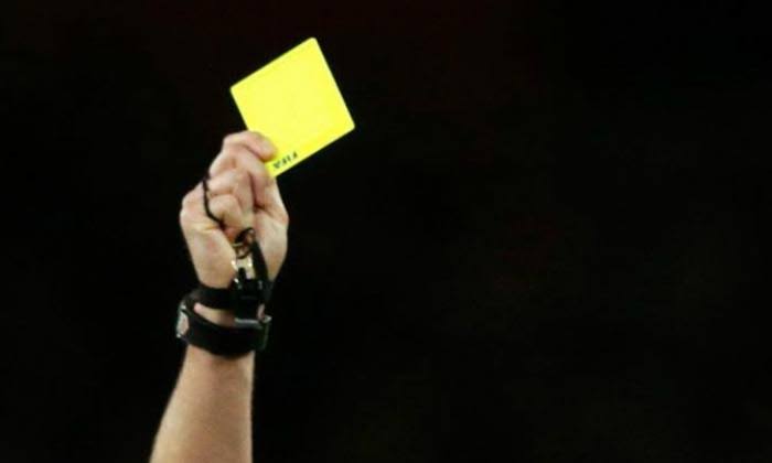 Yellow card sin bins