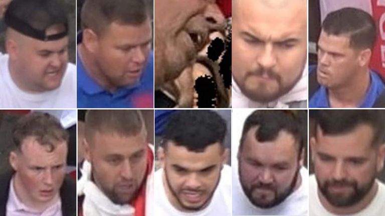 Euro 2020 fallout: UK Police release pictures of 10 wanted violent men