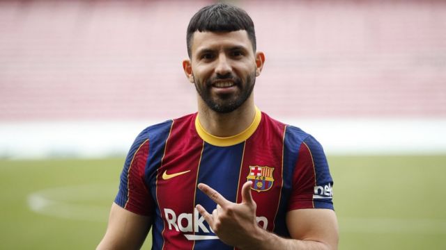 Barcelona will be without Sergio Aguero for 10 weeks