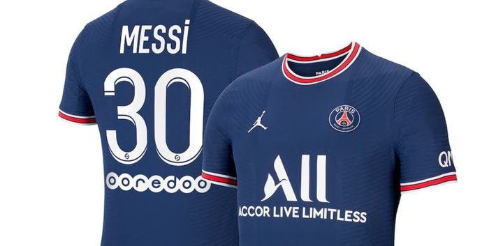 Below are the different prices for Lionel Messi Paris Saint Germain jersey: